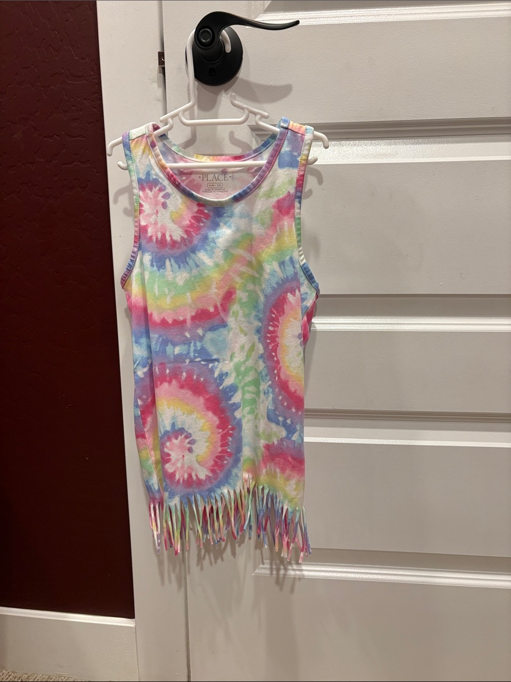 The Children's Place Tie-Dye Fringe Tank Top